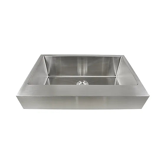 Nantucket Sink Pro Series EZApron33-5.5 , 33 Inch Patented Design Pro Series Single Bowl Undermount Stainless Steel Kitchen Sink