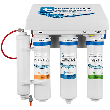 EWS - Reverse Osmosis Systems - Essential RO4 4-Stage Filtration System (w/ Dispenser)