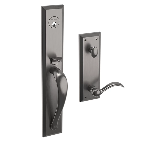 Baldwin - Estate Collection - Tubular Entry Handlesets - Cody Full Escutcheon Emergency Egress Handleset w/ 5452V Beavertail Lever