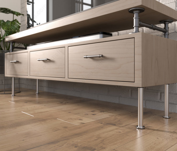 Round Ajustable Furniture Leg in 4 sizes