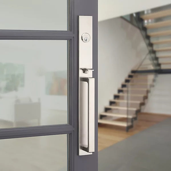 Baldwin - Estate Collection - Mortise Entry Handlesets - Minneapolis 20" 6977 Mortise Handleset (Trim ONLY)