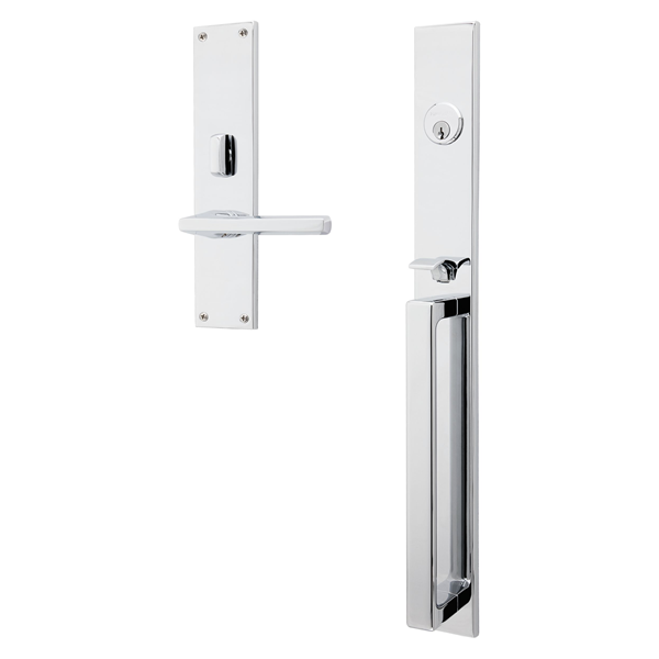 Baldwin - Estate Collection - Mortise Entry Handlesets - Minneapolis 20" 6977 Mortise Handleset (Trim ONLY)