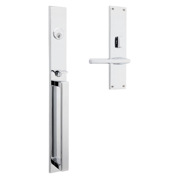 Baldwin - Estate Collection - Mortise Entry Handlesets - Minneapolis 20" 6977 Mortise Handleset (Trim ONLY)