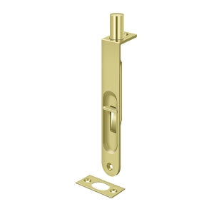 Deltana - Flush Bolts - 6" Heavy Duty Round Edge Flush Bolt