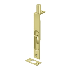 Deltana - Flush Bolts - 6" Heavy Duty Square Edge Flush Bolt