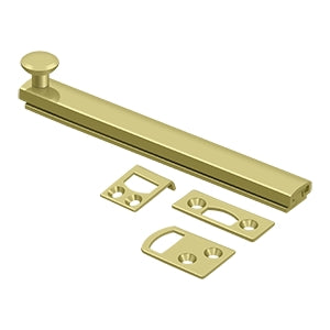 Deltana - Surface Bolts - 6" Heavy Duty Concealed Screw Surface Bolt