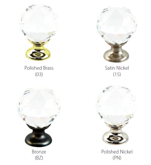 Schaub and Company - Stargaze Collection - Round Glass Cabinet Knob