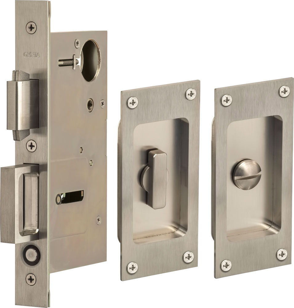 Omnia - 7012 Mortise Pocket Door Locks