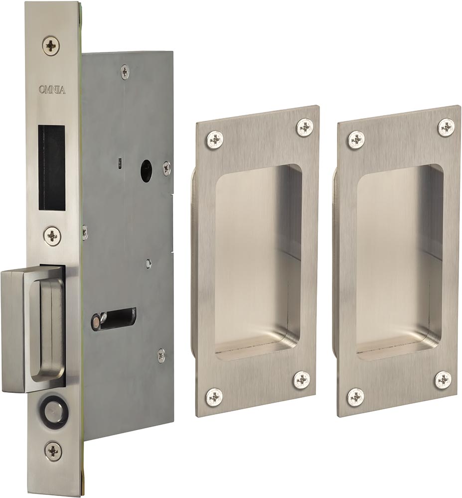 Omnia - 7012 Mortise Pocket Door Locks