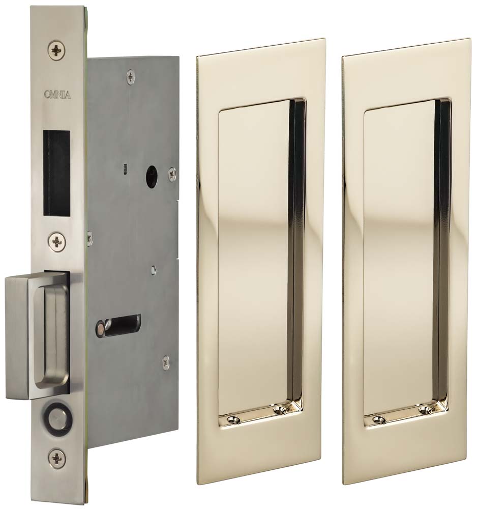 Omnia - 7035 Mortise Pocket Door Locks