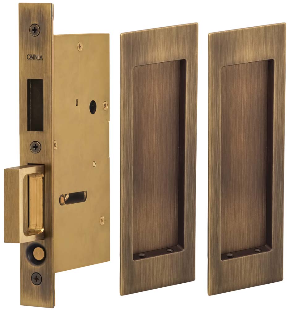 Omnia - 7035 Mortise Pocket Door Locks