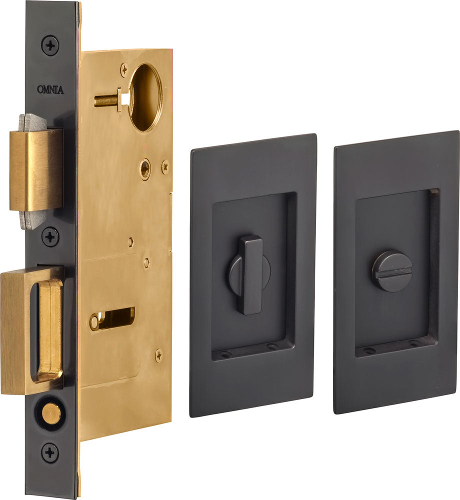 Omnia - 7036 Mortise Pocket Door Locks