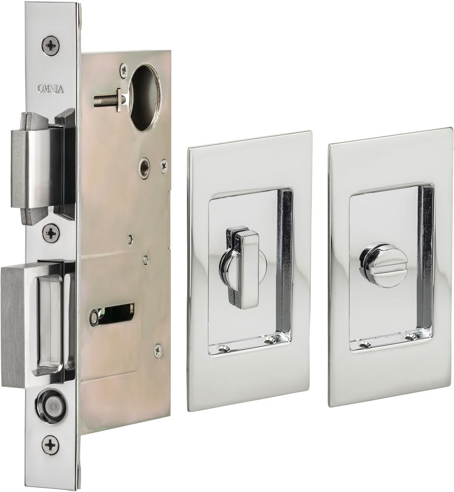 Omnia - 7036 Mortise Pocket Door Locks