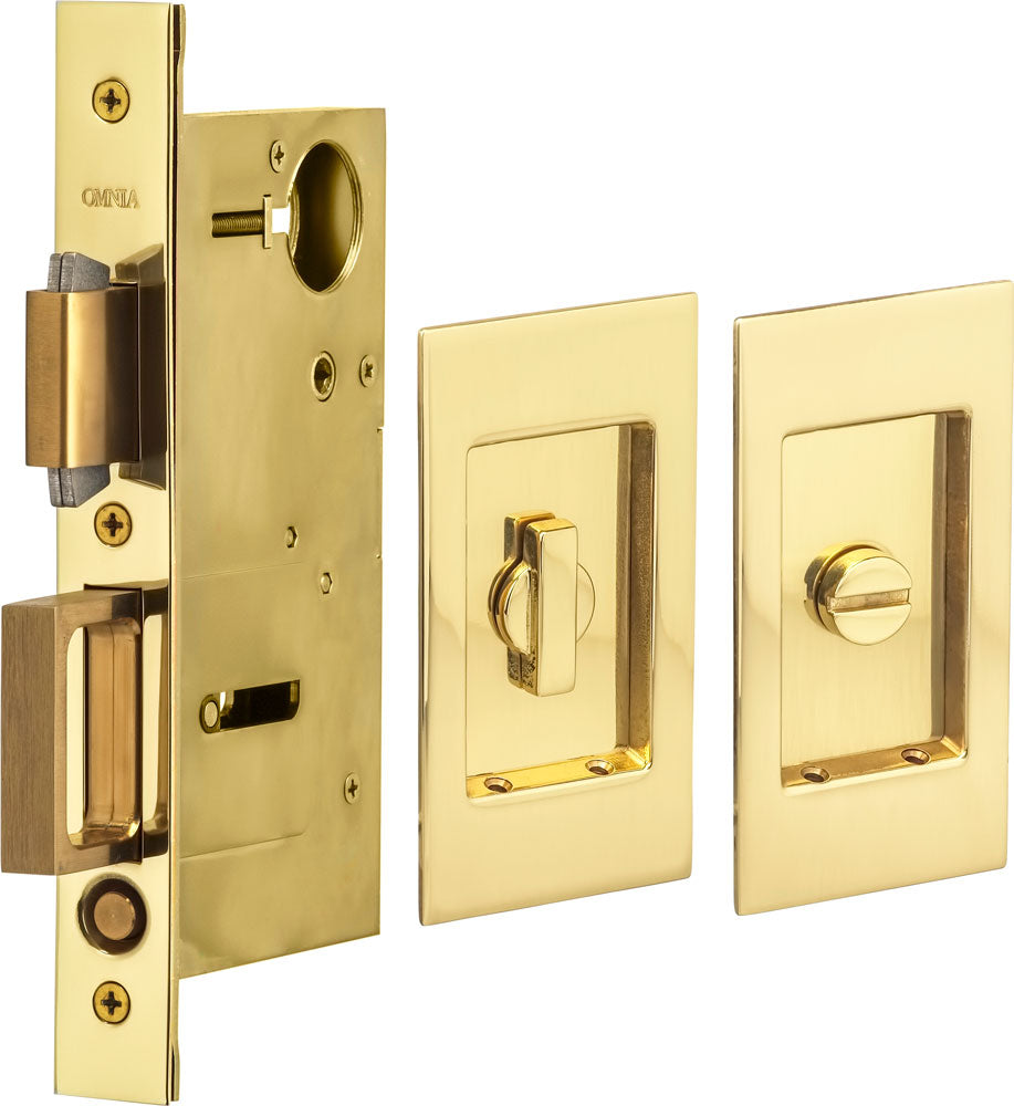 Omnia - 7036 Mortise Pocket Door Locks