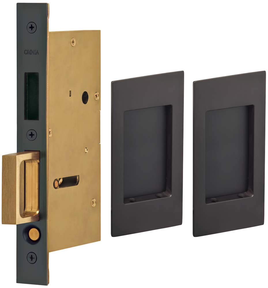 Omnia - 7036 Mortise Pocket Door Locks