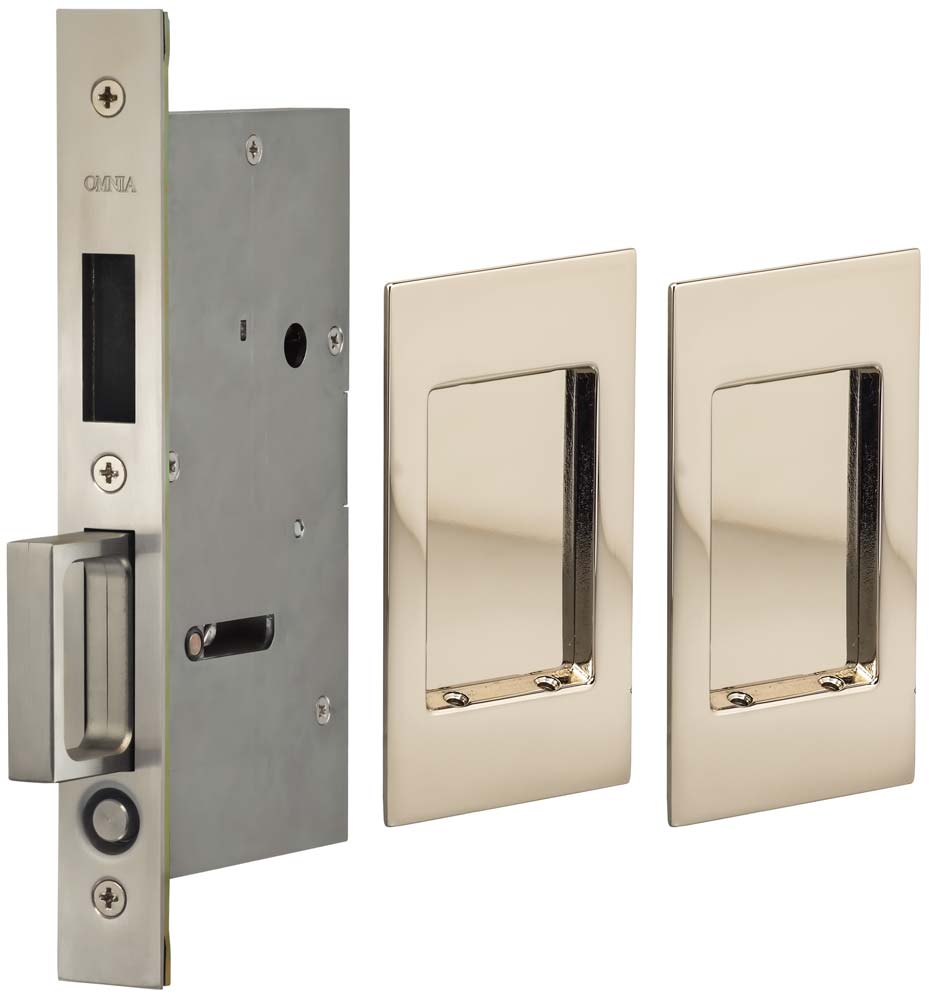 Omnia - 7036 Mortise Pocket Door Locks