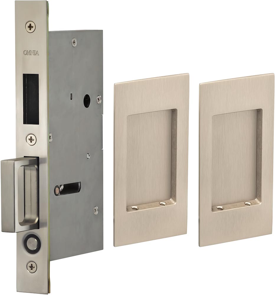 Omnia - 7036 Mortise Pocket Door Locks