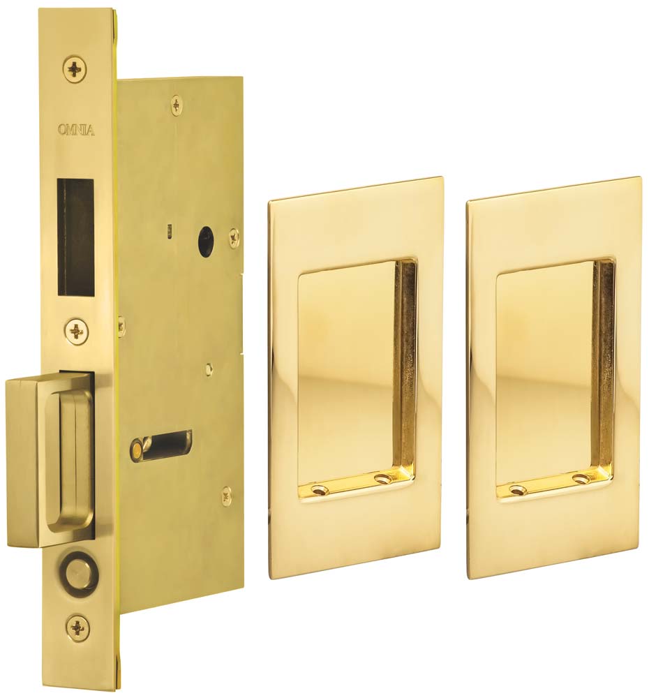 Omnia - 7036 Mortise Pocket Door Locks