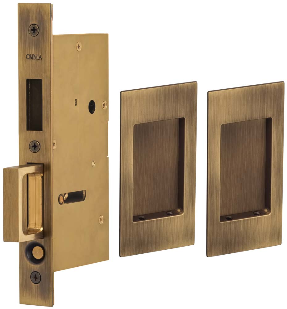 Omnia - 7036 Mortise Pocket Door Locks
