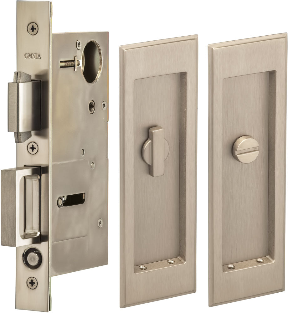 Omnia - 7037 Mortise Pocket Door Locks