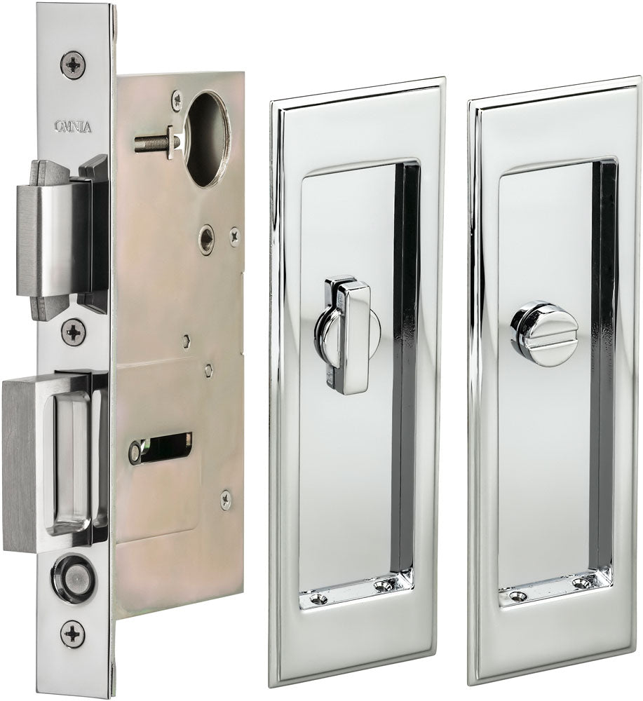 Omnia - 7037 Mortise Pocket Door Locks