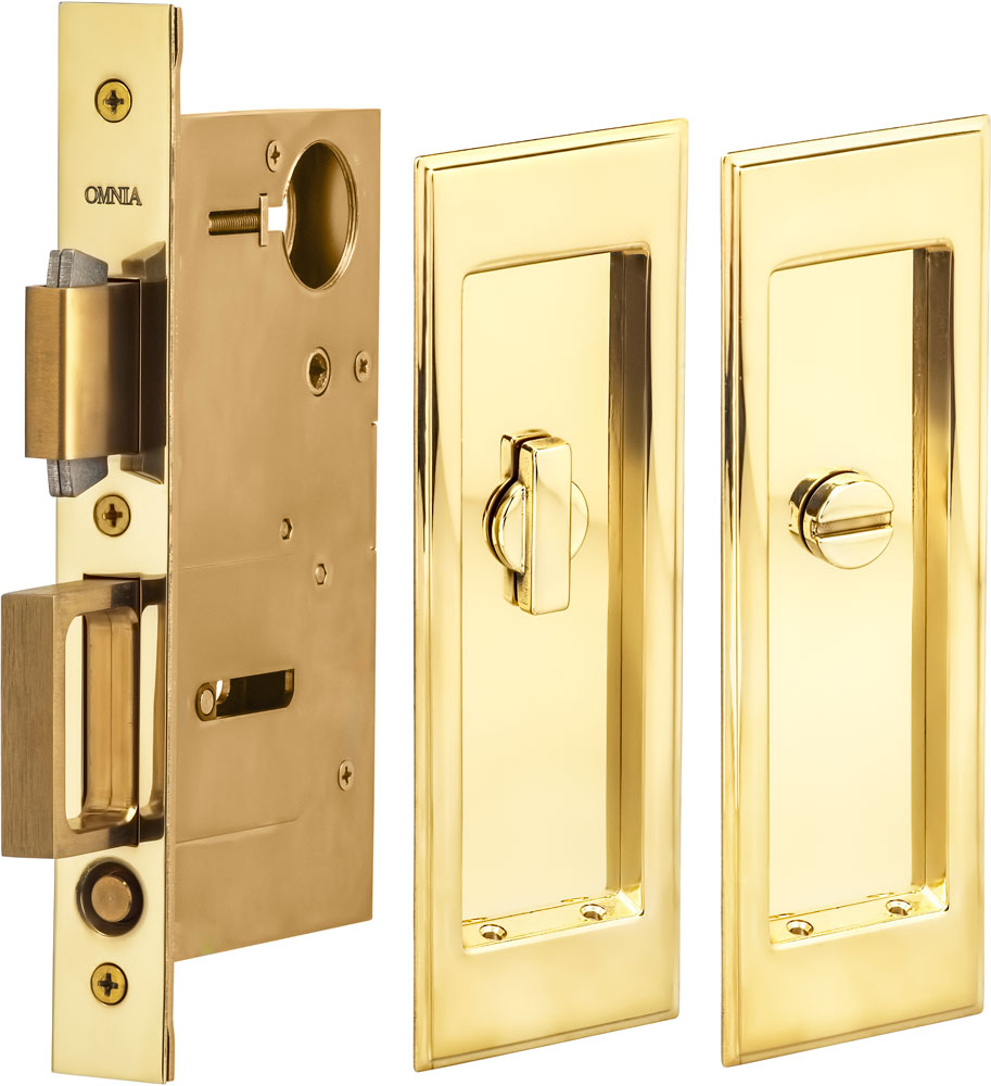 Omnia - 7037 Mortise Pocket Door Locks