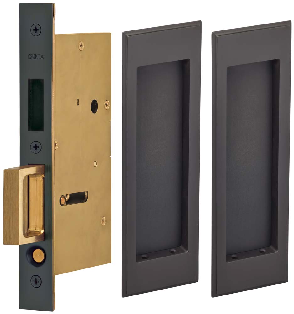 Omnia - 7037 Mortise Pocket Door Locks