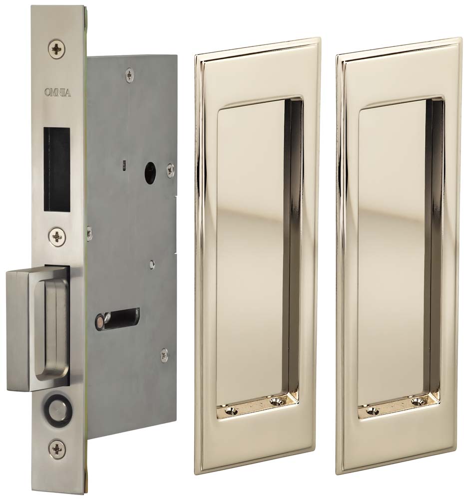 Omnia - 7037 Mortise Pocket Door Locks
