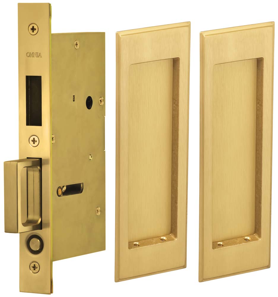 Omnia - 7037 Mortise Pocket Door Locks