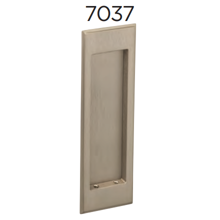 Omnia - Pocket Door Flushcups - 7037 Traditional Rectangular Flush Cup