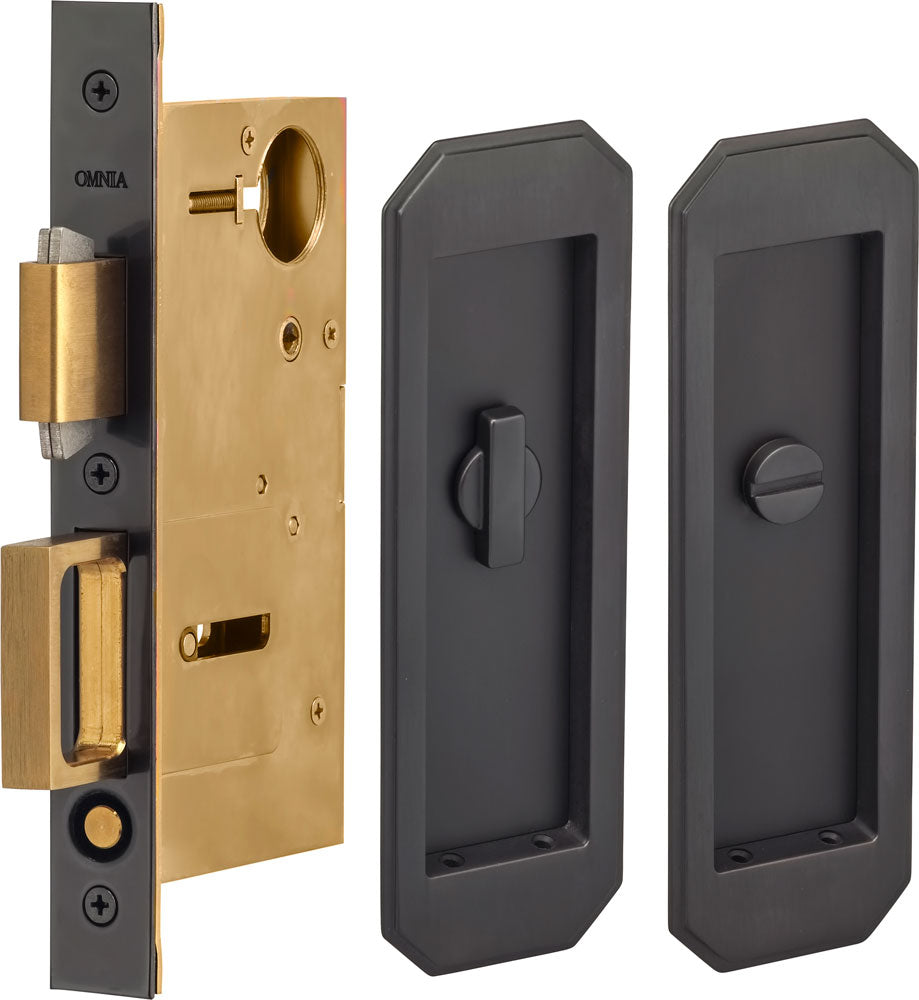 Omnia - 7039 Mortise Pocket Door Locks