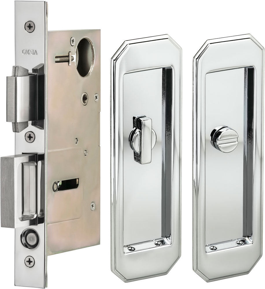 Omnia - 7039 Mortise Pocket Door Locks