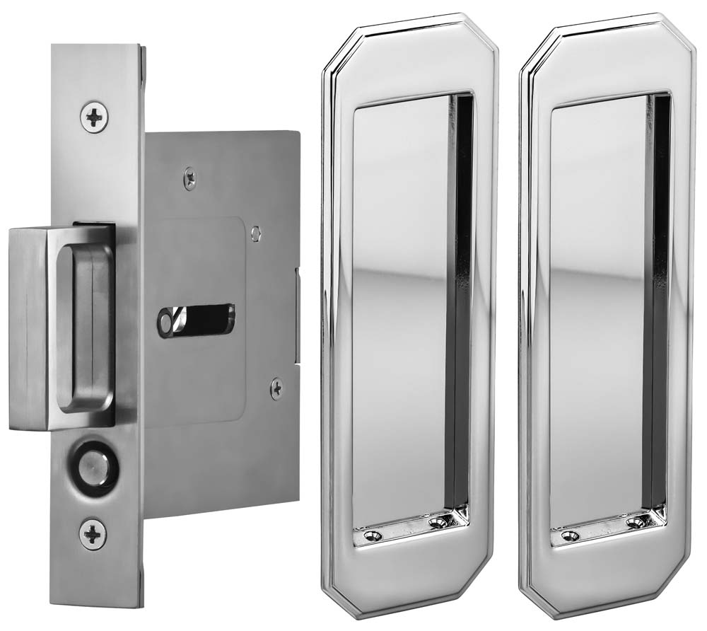 Omnia - 7039 Mortise Pocket Door Locks