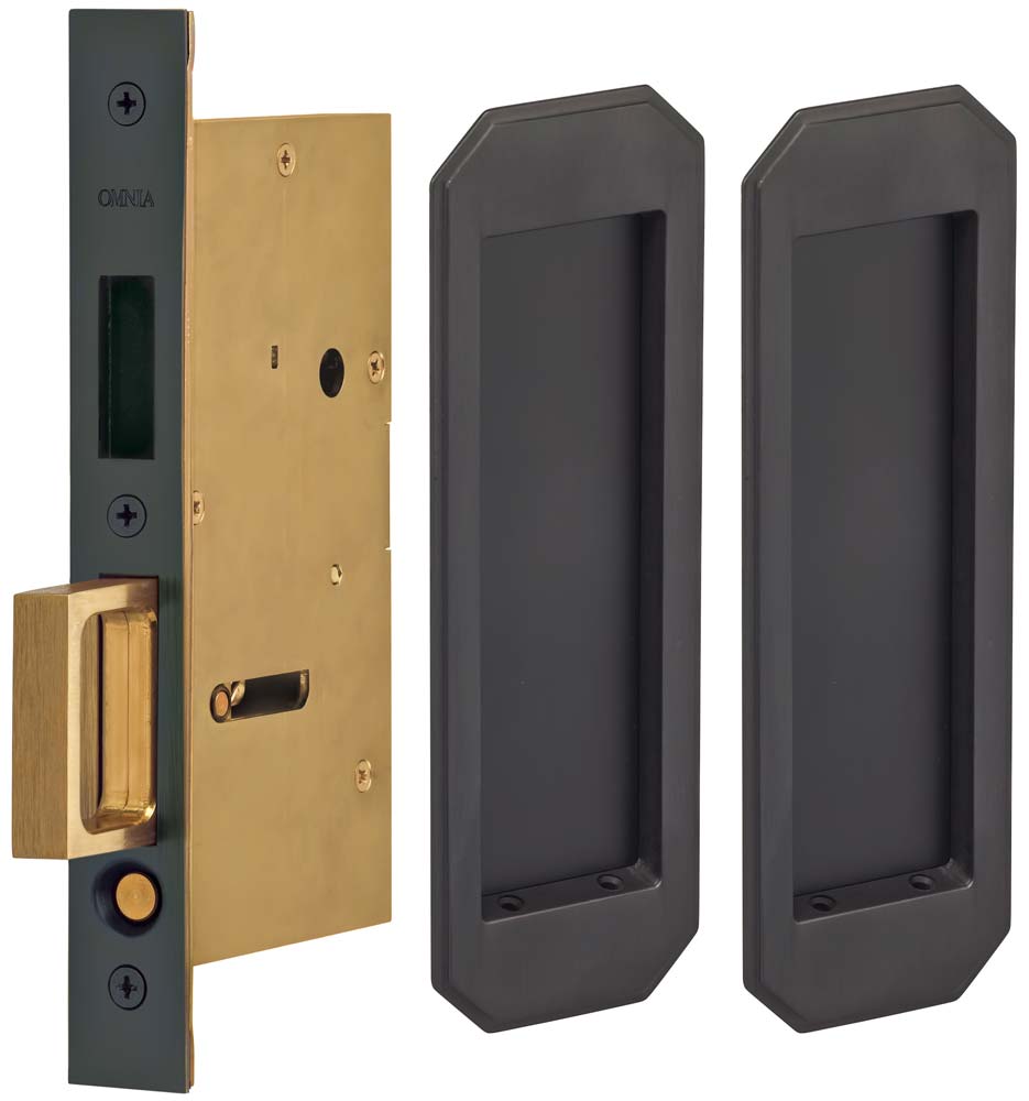 Omnia - 7039 Mortise Pocket Door Locks