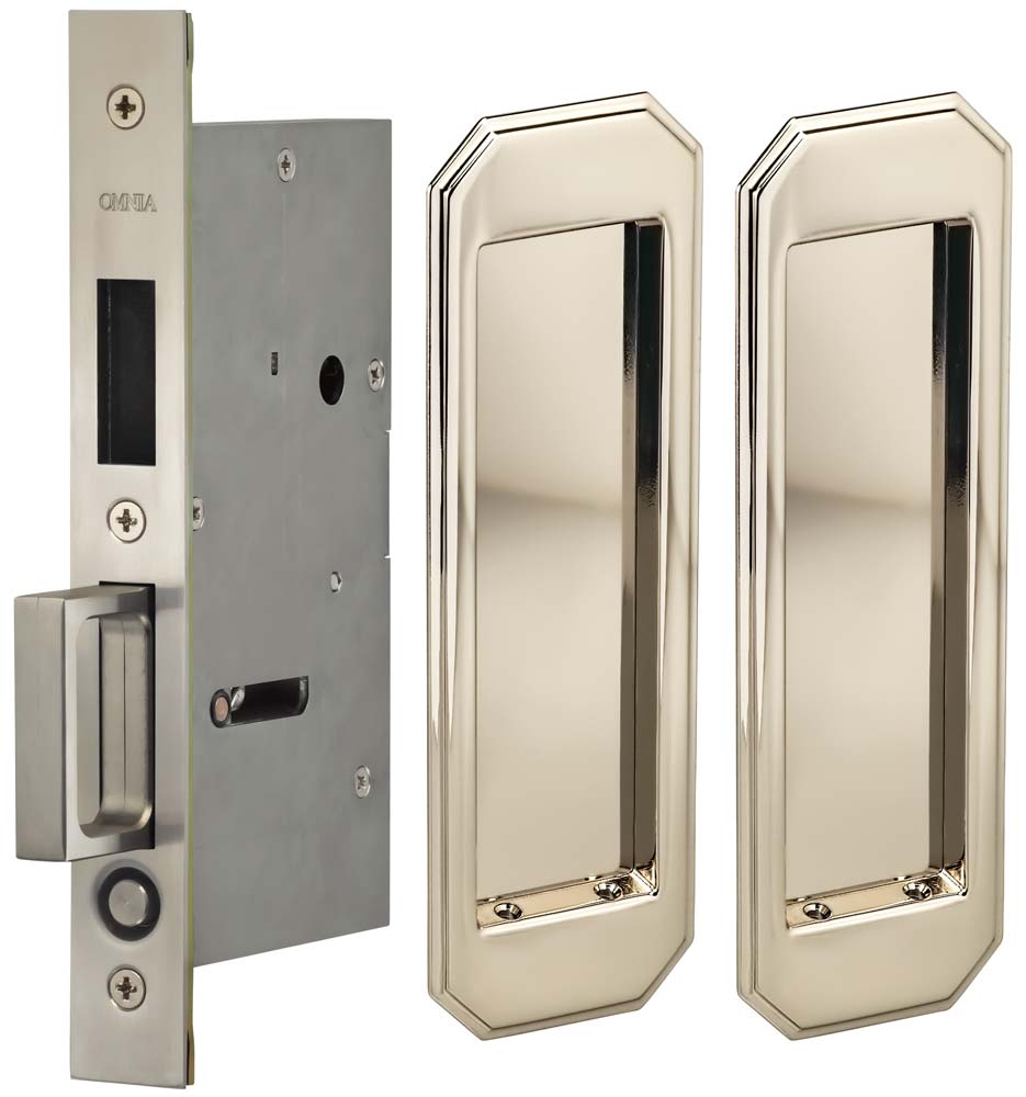Omnia - 7039 Mortise Pocket Door Locks