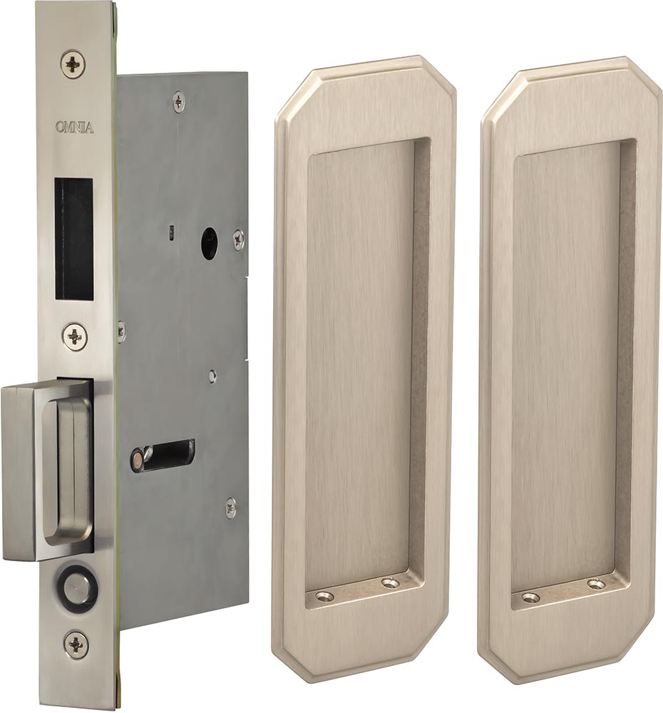 Omnia - 7039 Mortise Pocket Door Locks