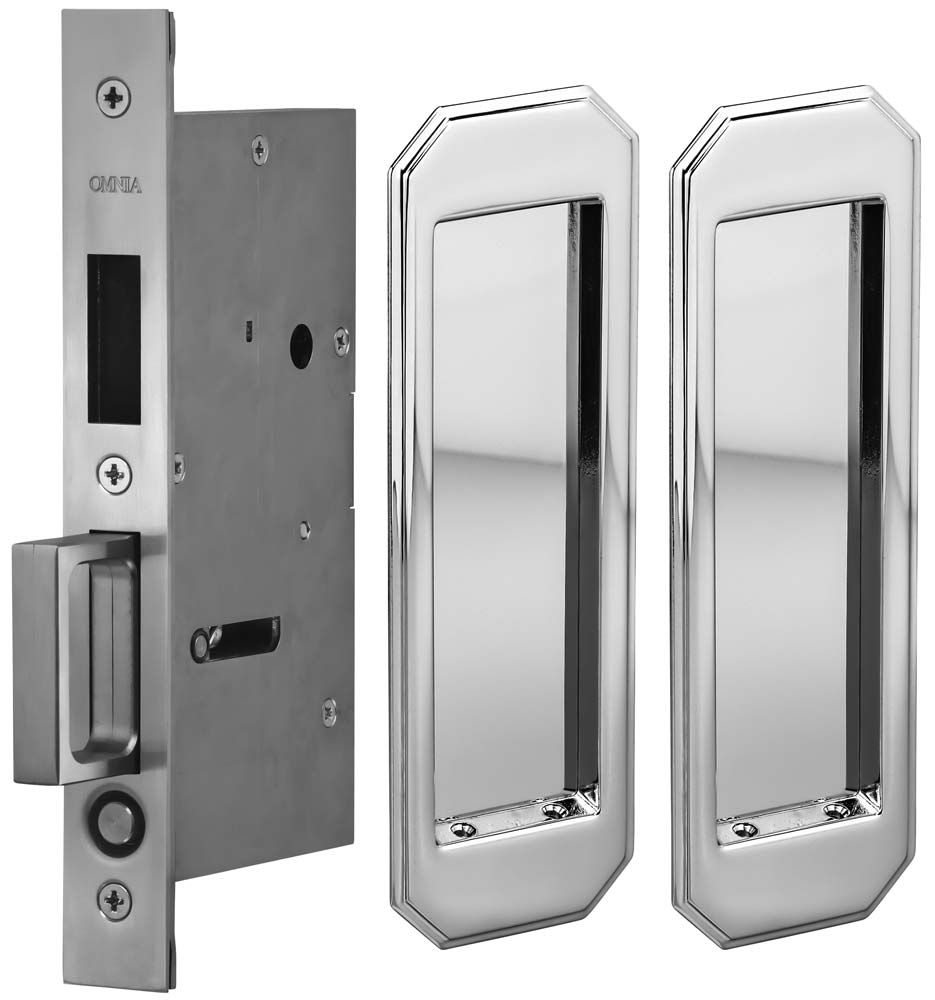 Omnia - 7039 Mortise Pocket Door Locks