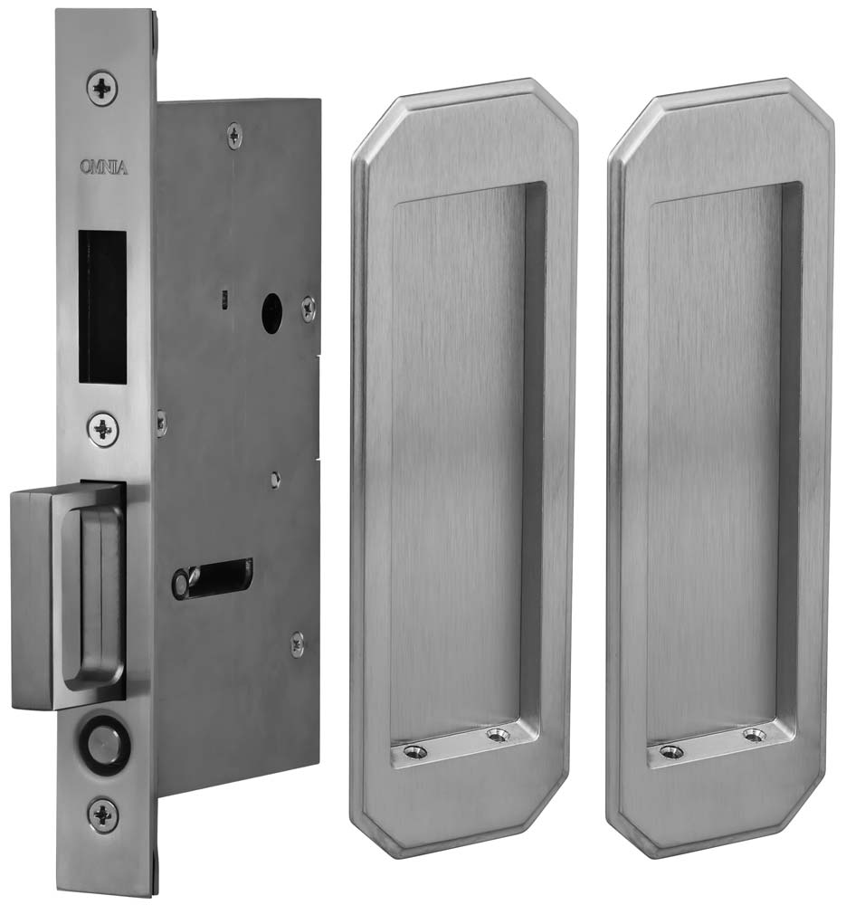 Omnia - 7039 Mortise Pocket Door Locks