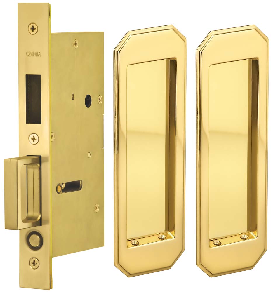 Omnia - 7039 Mortise Pocket Door Locks