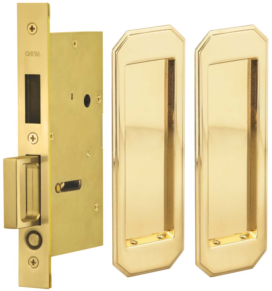 Omnia - 7039 Mortise Pocket Door Locks