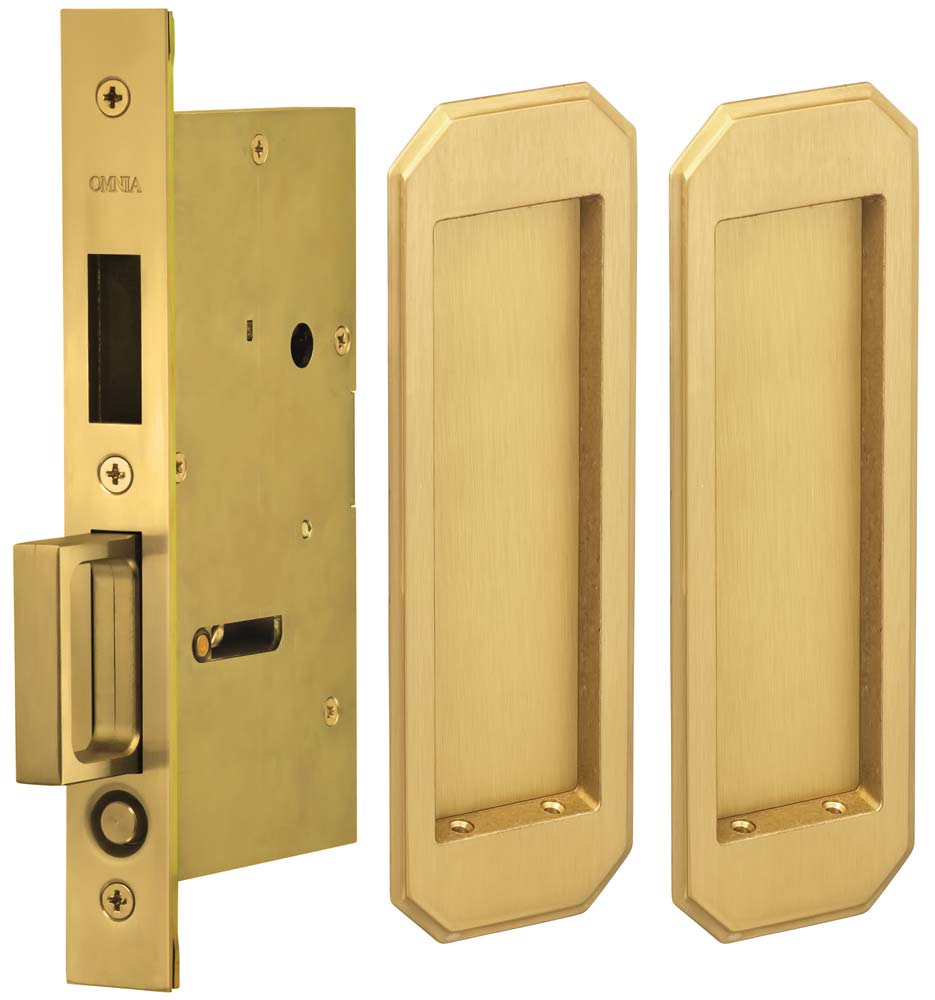 Omnia - 7039 Mortise Pocket Door Locks