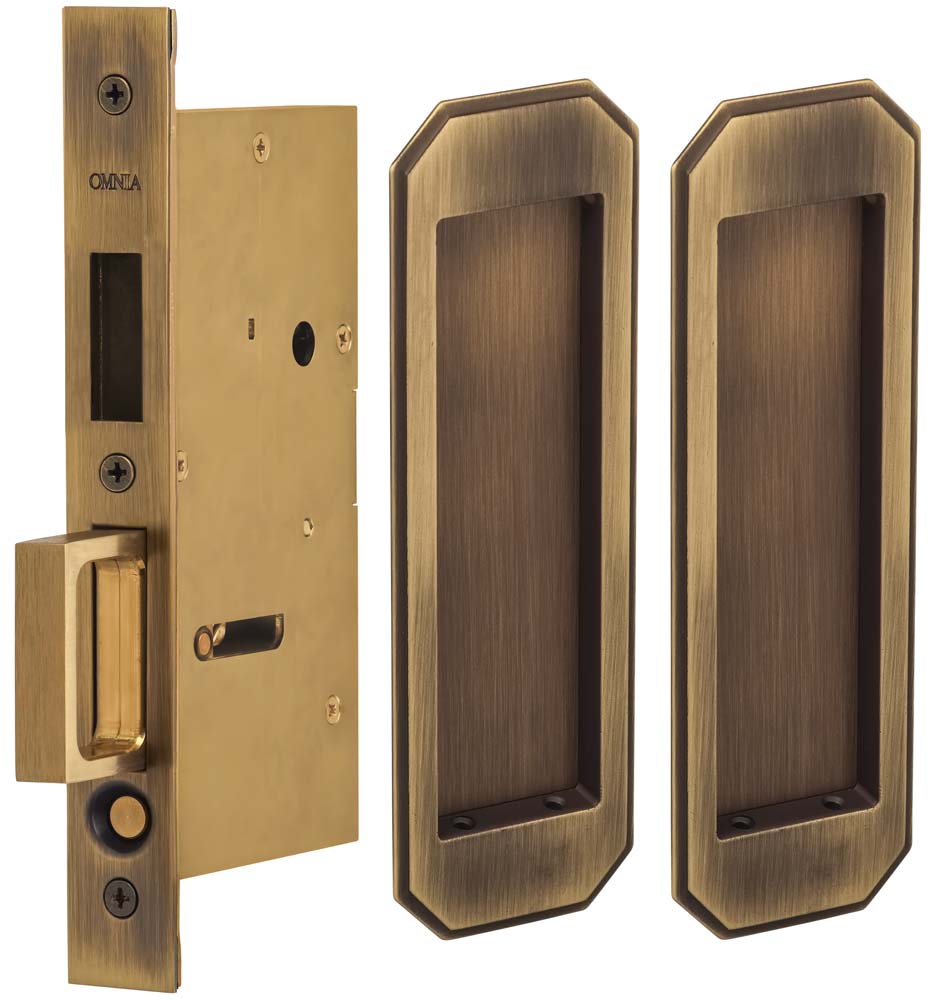 Omnia - 7039 Mortise Pocket Door Locks