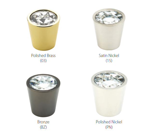 Schaub and Company - Stargaze Collection - Cylinder Glass Cabinet Knob