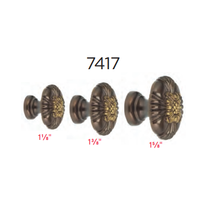 Omnia - Ornate - 7417 Cabinet Knob