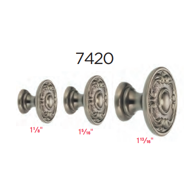 Omnia - Ornate - 7420 Cabinet Knob