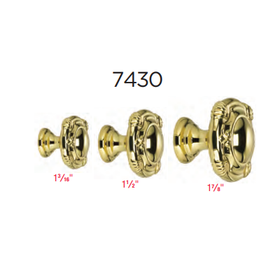 Omnia - Ornate - 7430 Cabinet Knob