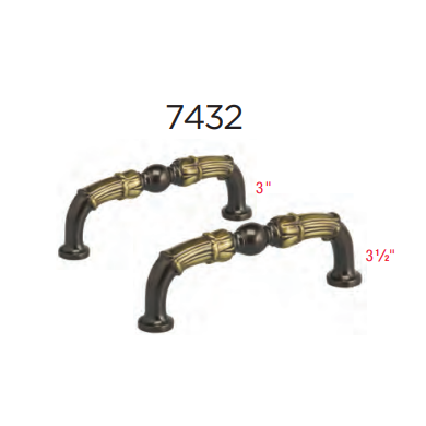 Omnia - Ornate - 7432 Cabinet Pull