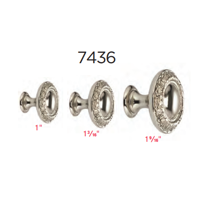 Omnia - Ornate - 7436 Cabinet Knob