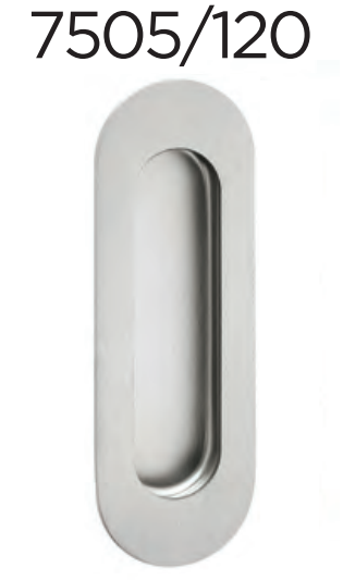 Omnia - Stainless Steel - 7505 Modern Oval Flush Cup