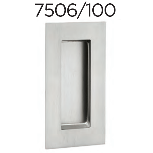 Omnia - Stainless Steel - 7506 Modern Rectangular Flush Cup